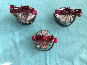 Christmas holiday bells candle holders decoration