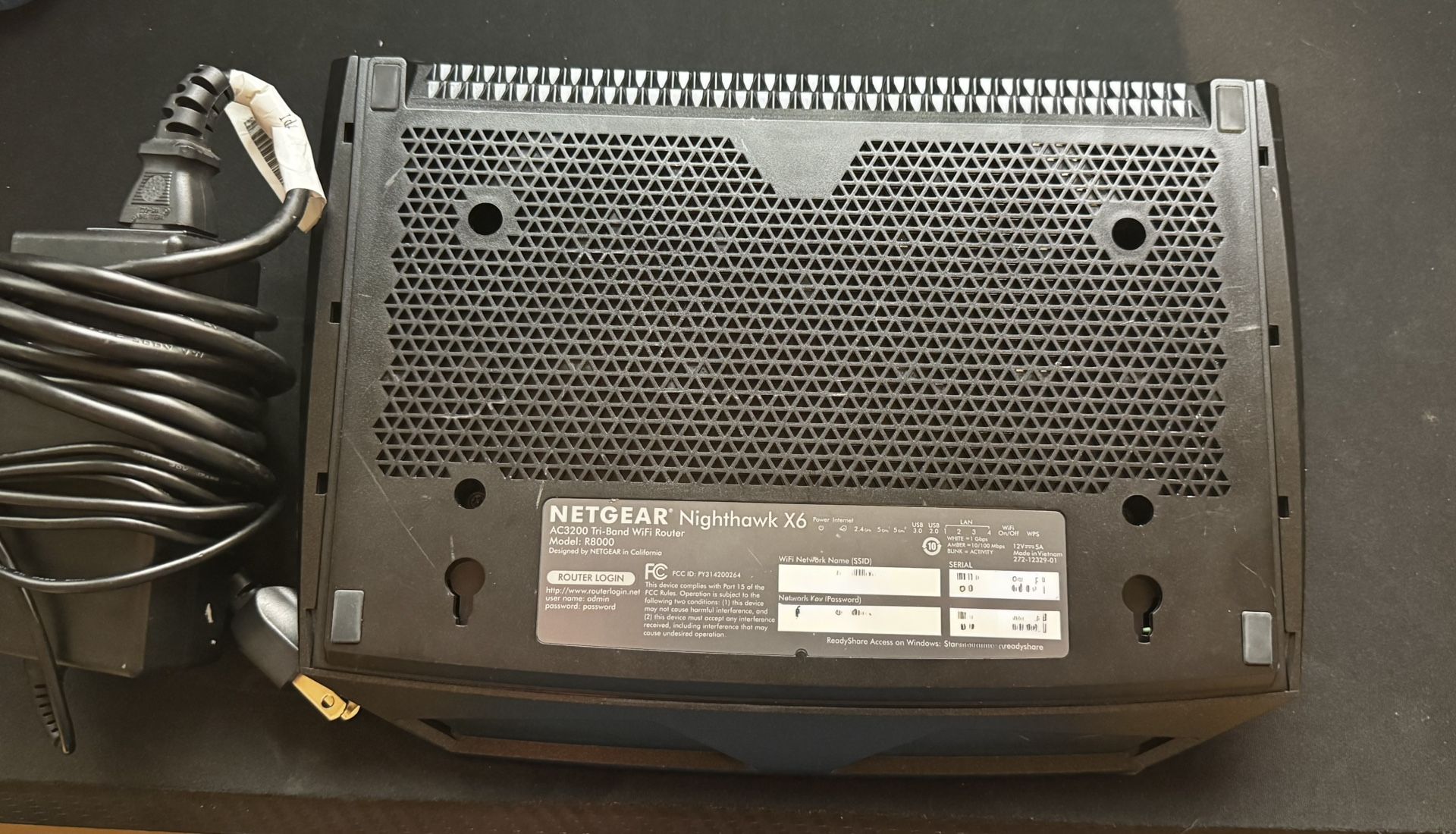 Netgear Nighthawk X6 Router.