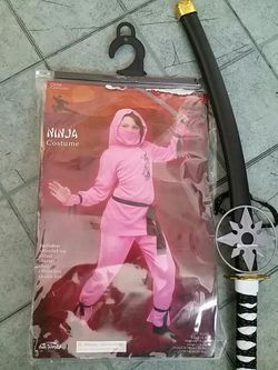 girl's punk ninja costume small 4-6