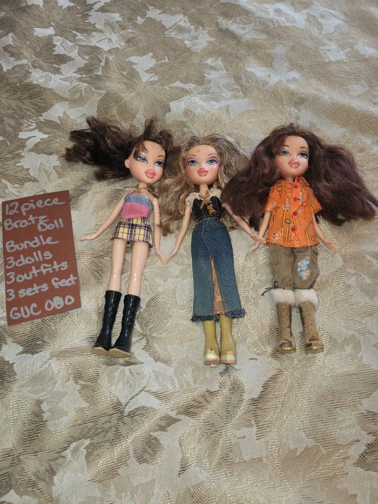3 Bratz Doll Bundle Deal