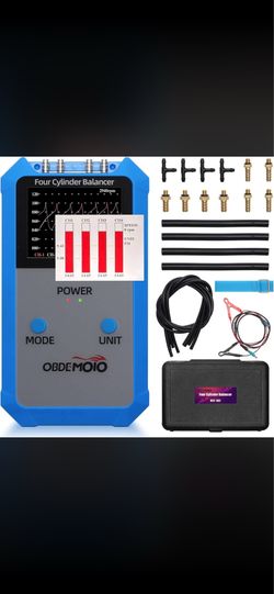 Digital Carburetor Synchronizer Tool with 3.5" LCD Oscilloscope Display