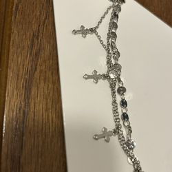 Cross Necklace Woman Choker Adjustable 