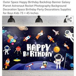 Space Birthday Party Decorations 