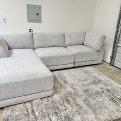 Dayna 4-piece Fabric Modular Sectional