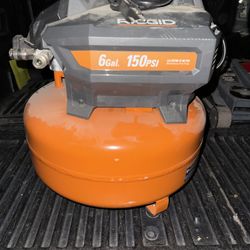 RIDGID 6 Gal. Portable Electric Pancake Air Compressor