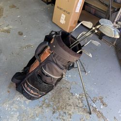 Golf Bag And Clubs 