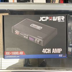 JCPower Audio System 4 Channel Amplifier Rs Series RX 1600.4D