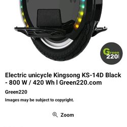 King song Electric Unicycle 