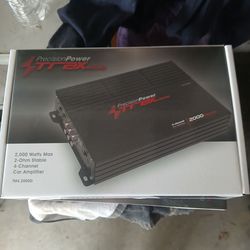 Precision Power Trax Micro 2000 Watts 4 Ch Amplifier Brand New In The Box