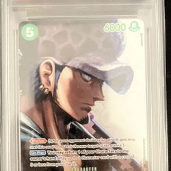 One Piece CCG Trafalgar Law (SP OP01-047)  Kingdoms of Intrigue  PSA 10 English