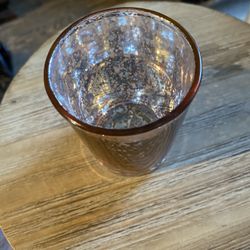 Rose Gold Pink Votive Candle Holder 