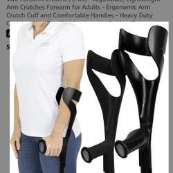 Arm Crutches - Brand New Adjustable