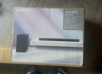 Samsung HW-B73CD/ZA 5.1 Channel Soundbar with DTS Virtual:X and Wireless Subwoofer, Adaptive Sound, Game Mode