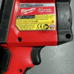 Milwaukee 10:1 infrared temperature gun