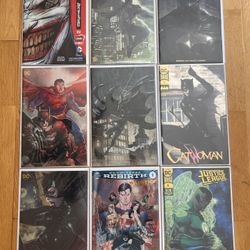 Batman Catwoman Superman Gold Foil Convention Exclusive DC Comic Book Lot
