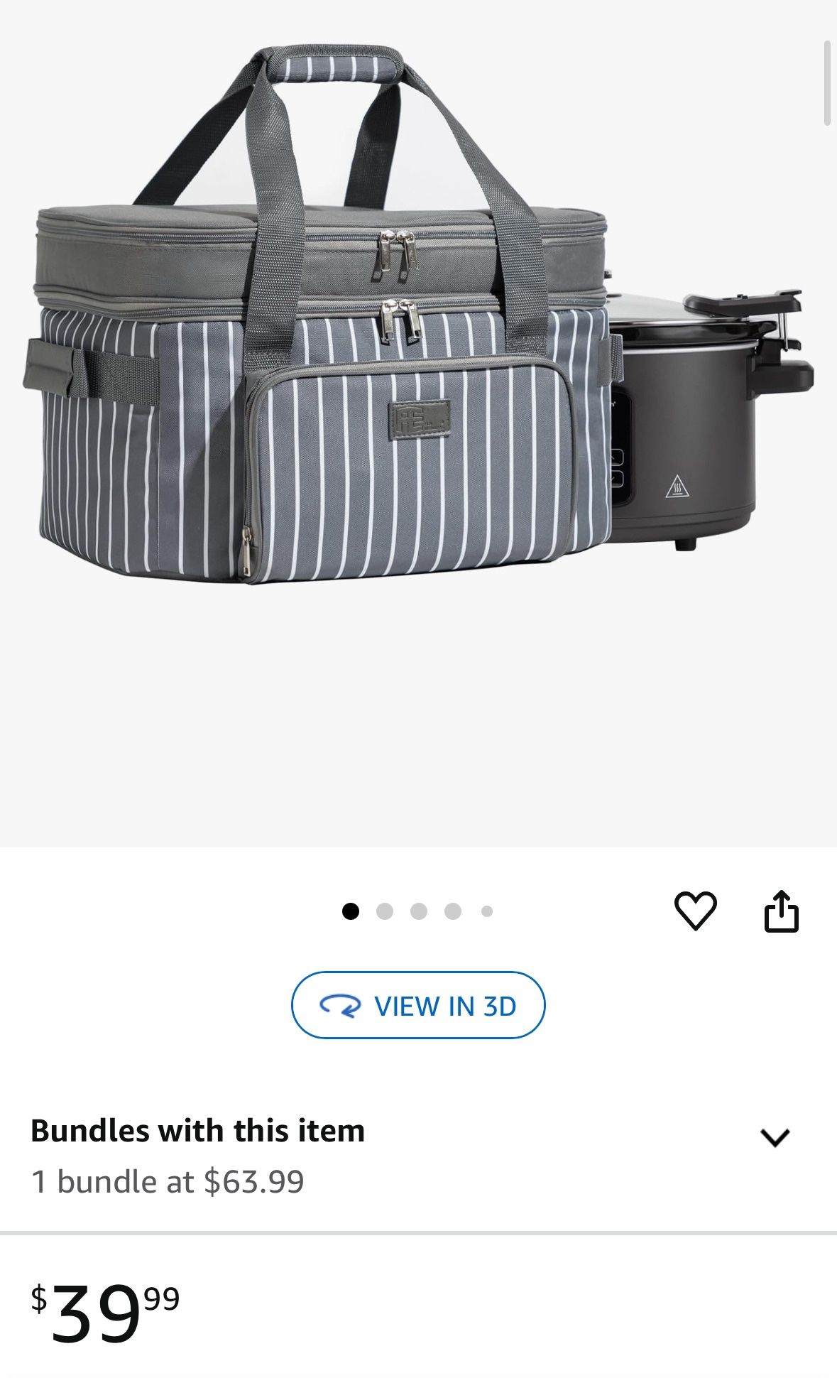Slow Cooker Carrier
