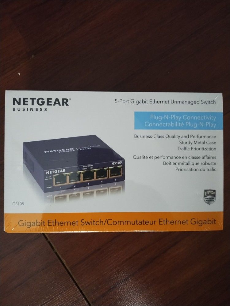 Netgear Business 5-Port Gigabit Ethernet Unmanaged Switch 