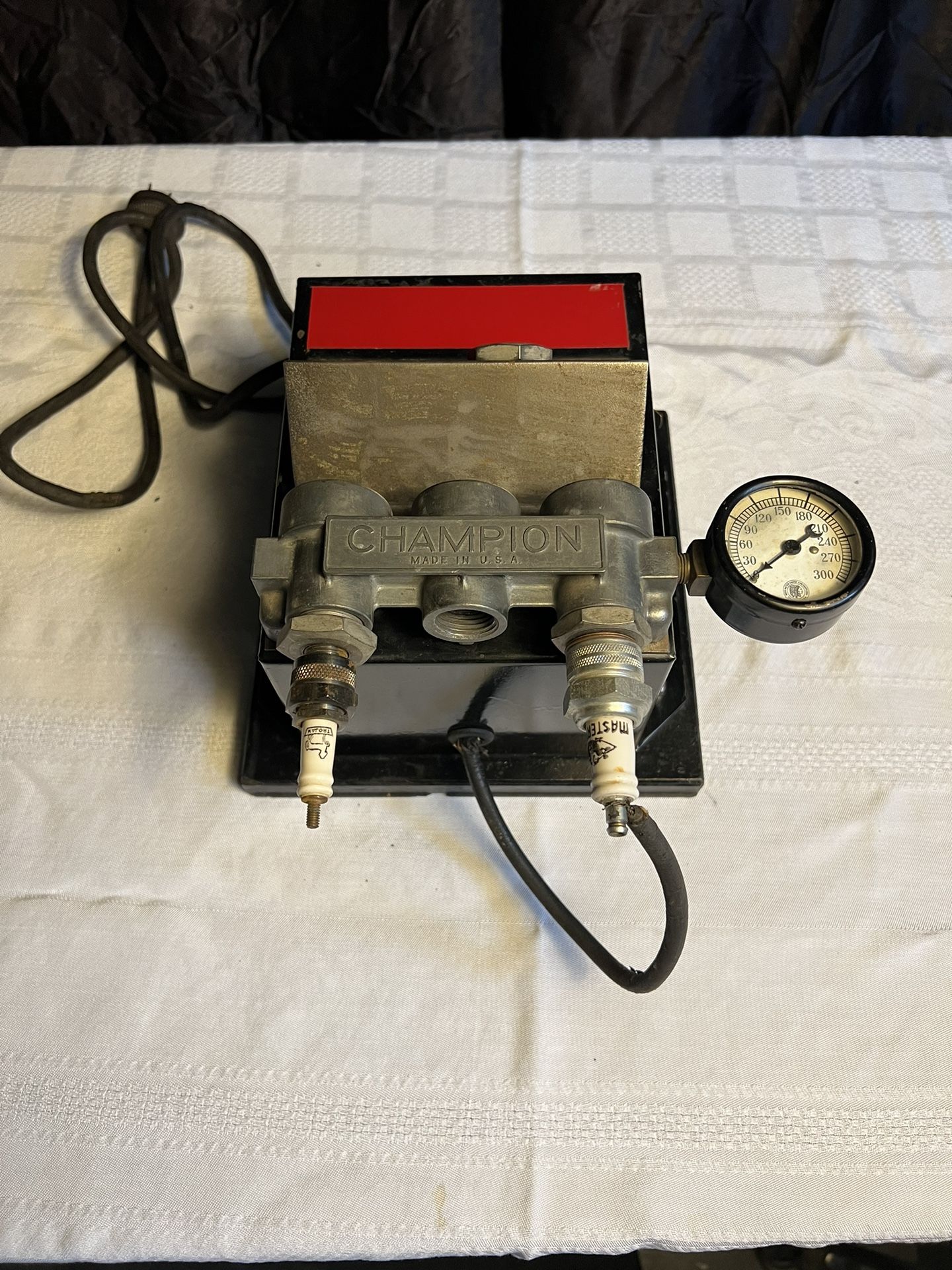 VINTAGE CHAMPION SPARK PLUG TESTER-1930’S