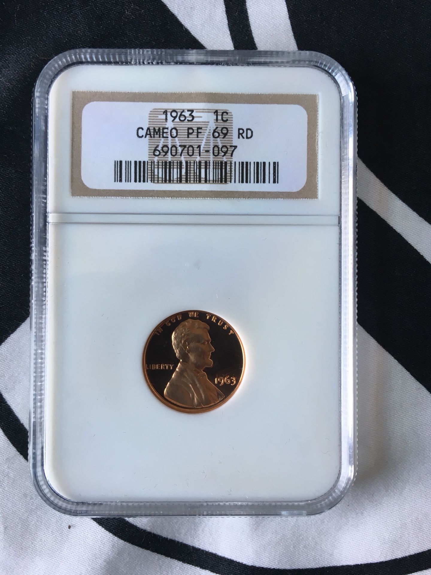 1963 Penny cameo
