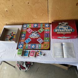 Risky Strategy Board Game, The Game Of Campaign Capers