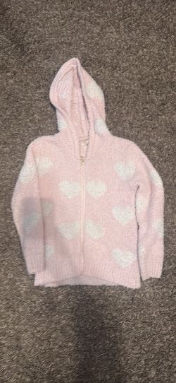 Girls size 6 heart sweater 