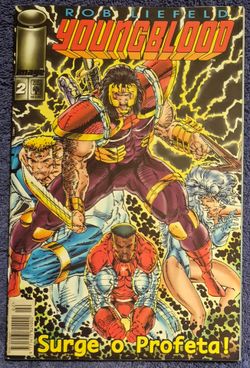 YOUNGBLOOD 1 + 2 PORTUGUESE ED 2-IN-1 NM 1996 1ST PROPHET IMAGE EXTREME LIEFELD