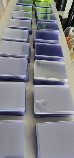 225 Pieces 3" x 4" Baseball Card Holder Sleeves Plastic Hard Card Protectors for Baseball, Football, Basketball& Sports Cards(Clear)