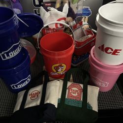 Lowes Buckets, Target , Trader joe's Micro Bag