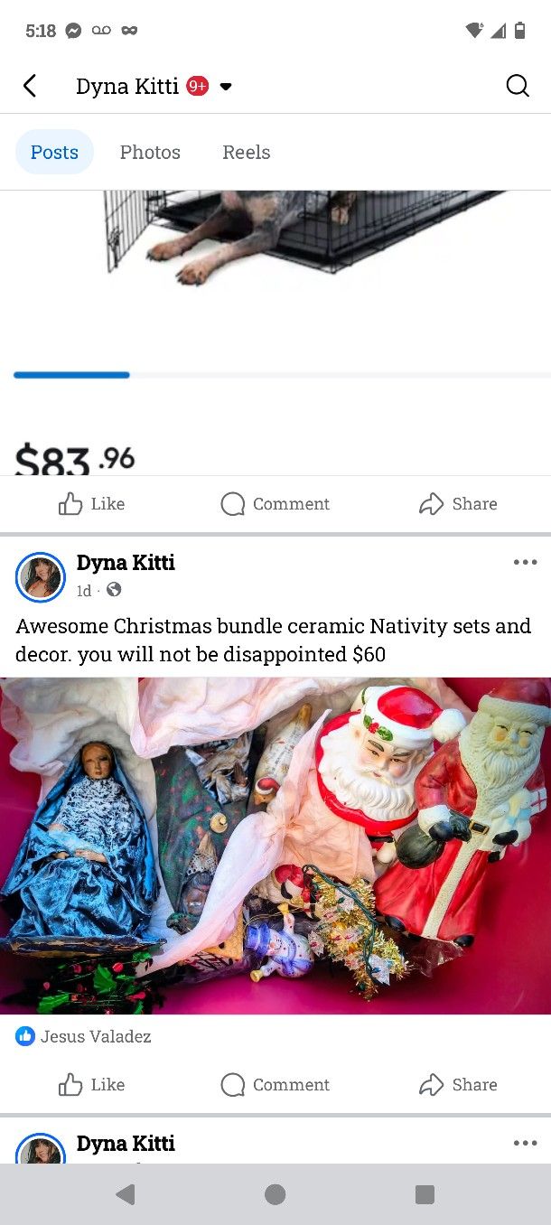 Christmas Firlgures Decor Nativity Set