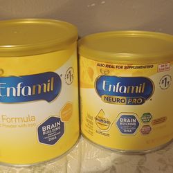 Enfamil infant milk formula regular and small size