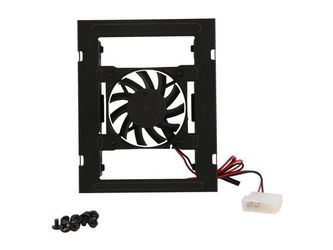 New 2.5″ SSD / HDD Mounting Kit for 3.5″ Drive Bay with 60 mm Fan 