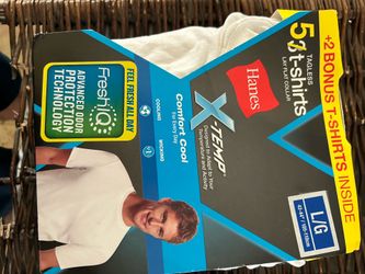 Hanes white tees