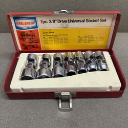 (7 pc) PROTO SAE UNIVERSAL SOCKET SET, 3/8-3/4” -USA-