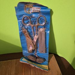 Bass Outdoor America Stainless Steel Forceps Line Clipper And Hooks Stone-$15.00