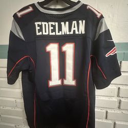 New England Patriots Julian Edelman #11 Nike On Field Football Jersey Sz M (40)