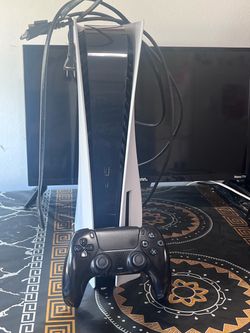 Ps5 with controller and cables
