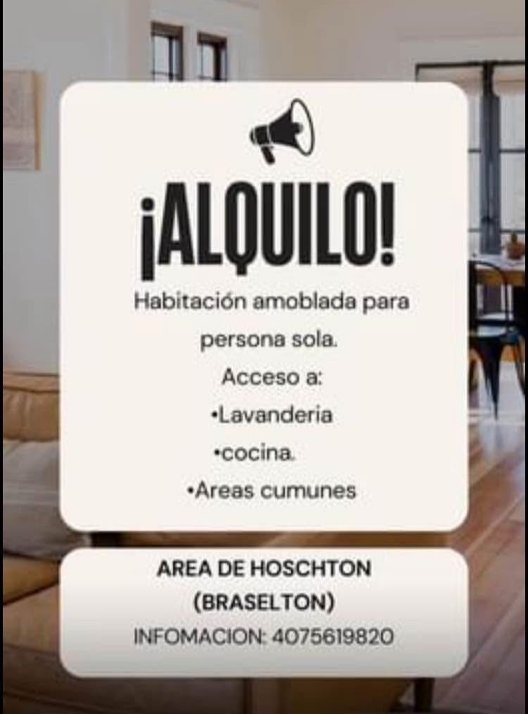 Alquilo Comoda Habitacion