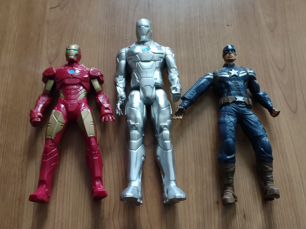 Iron Man Iron Man Mark II Captain America Set of 3