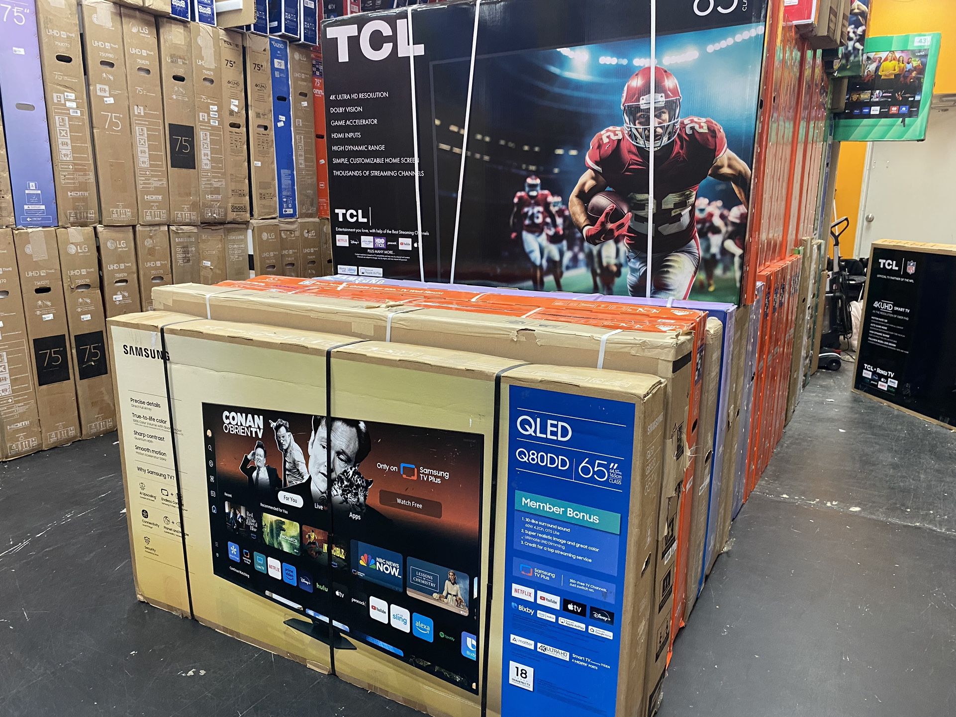 65”SAMSUNG QLED Q80D 4K SMART TV