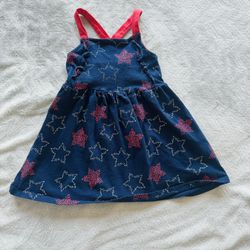 July 4th Toddler Girl Dress