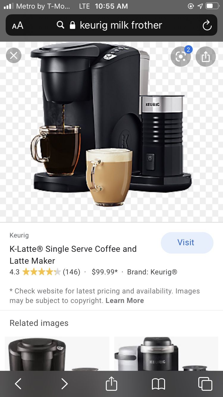 Keurig K-Latte Coffee machine