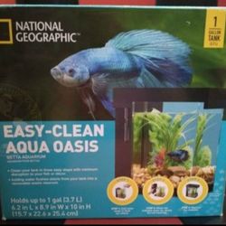 Brand new aquarium decor included