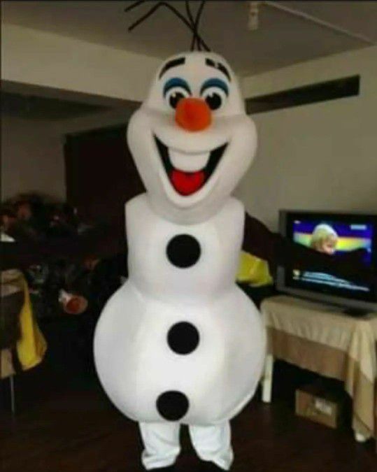 Olaf Adult Sized Mascot Costume From Movie Frozen 