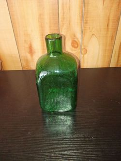 Green Glass Vase