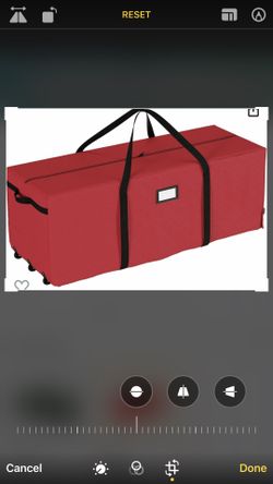 Holiday tree Rolling Tree  Storage Bag (RED)