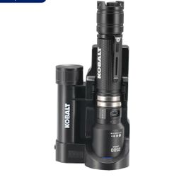 Kobalt 2500 Flashlight -Lumen 4 -Adjustable Mode LED Rechargeable Spotlight Flashlight
