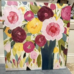 Square Flower Painting 