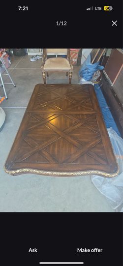 Large dining table