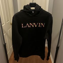 Lanvin Hoodie Sweatshirt In Cotton Fleece 