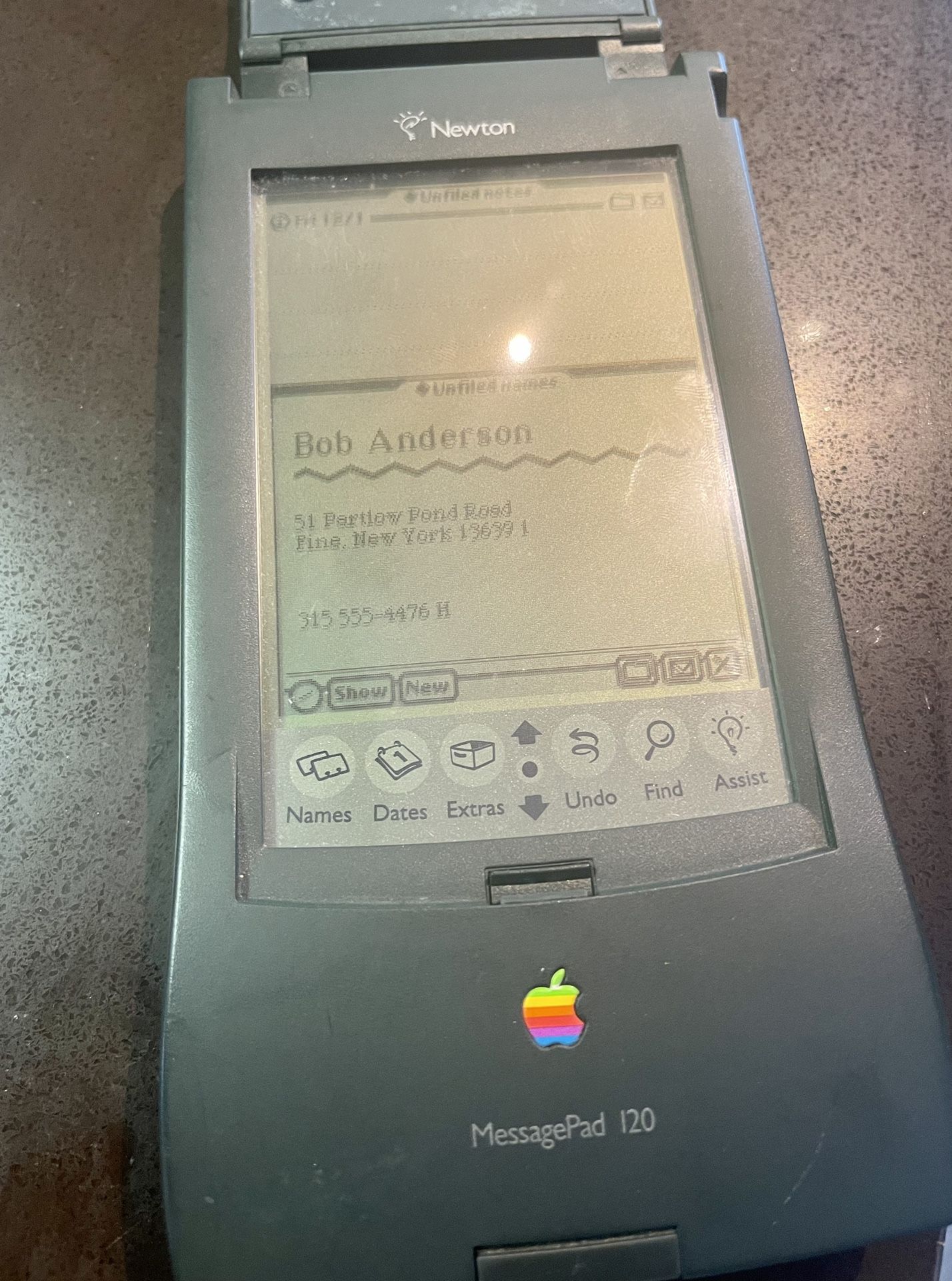 Apple Newton MessagePad 120 with Battery Pack for Sale in Los Angeles